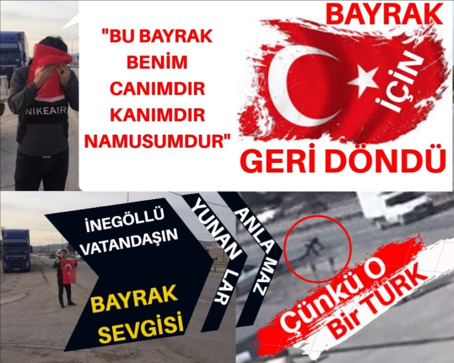Bayrak için geri döndü
