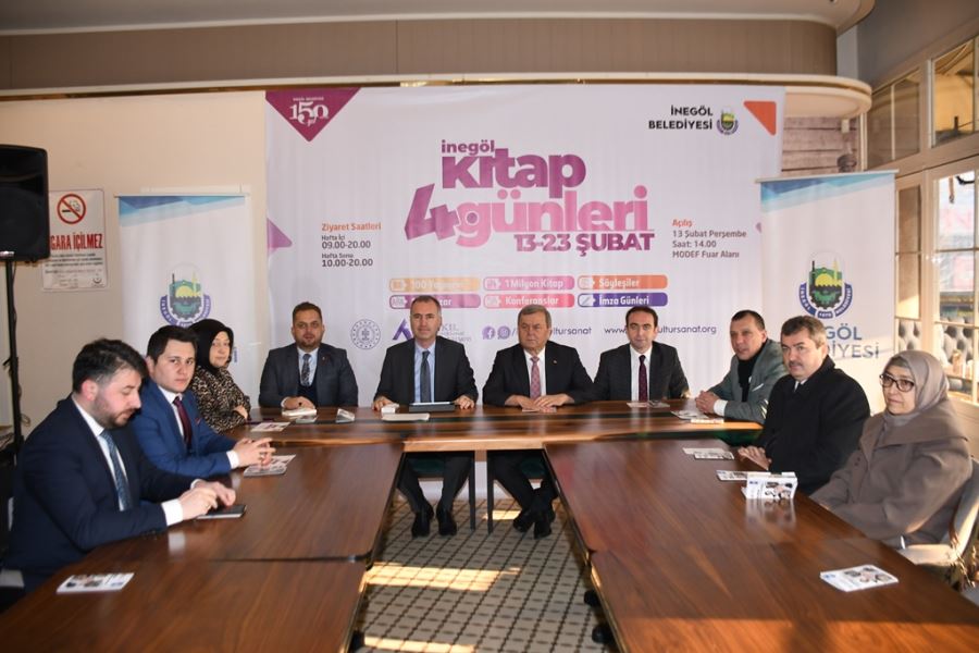 İNEGÖL’DE KİTAP ŞÖLENİ BAŞLIYOR