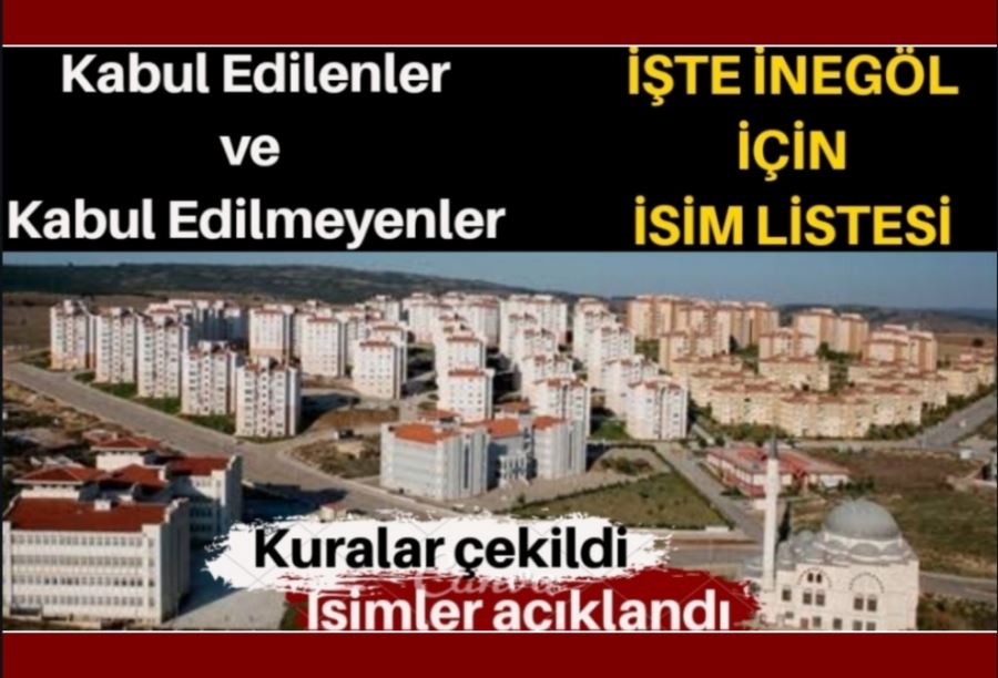 TOKİ İÇİN İSİMLER AÇIKLANDI