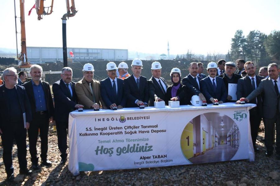 SOĞUK HAVA DEPOSUNUN TEMELİ ATILDI