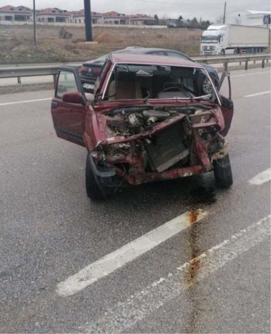 Yağmur kazaya neden oldu