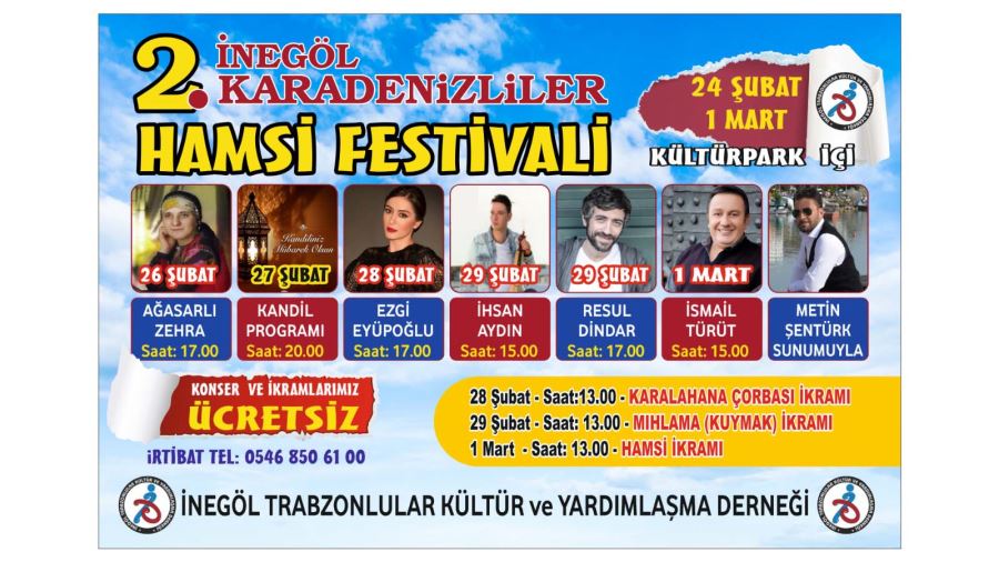 İnegöllüler hamsiye doyacak