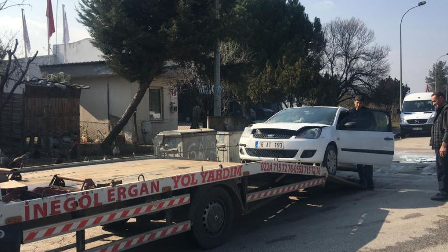 SEYİR HALİNDE ALEV ALDI