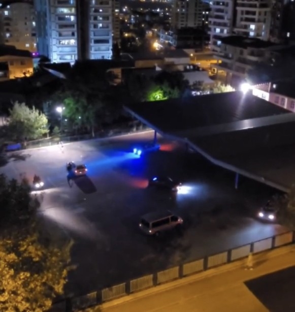 Dift atan grup, mahalleliye uyku uyutmadı