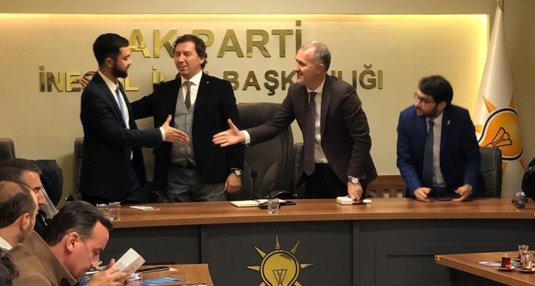 Özkan’dan İnegöl İlçe Başkanlığına ziyaret