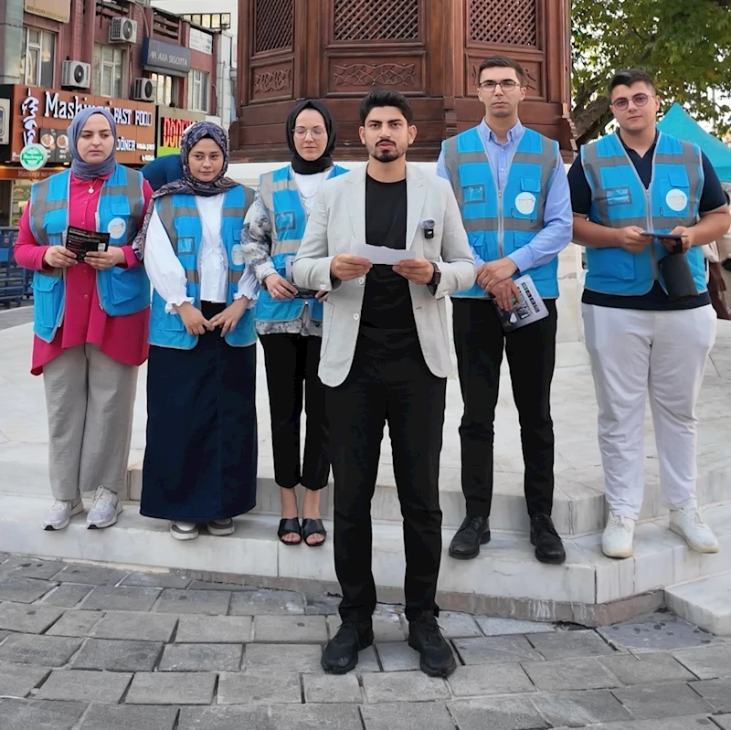 Osmangazi Gençliğinden broşürlü vicdan çağrısı

