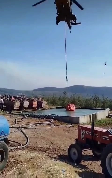 Alev savaşçısı pilotların gözünden Bursa yangınlarına acil müdahale
