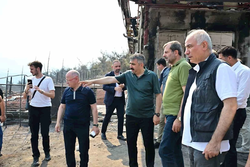 Yangın felaketine ’yıldırım’ müdahale
