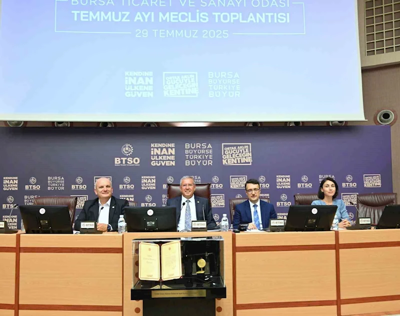 BTSO temmuz ayı meclis toplantısı gerçekleştirildi
