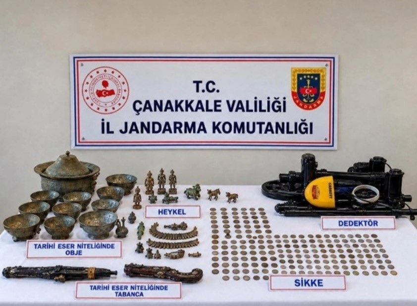Çanakkale'de Tarihi Eser Kaçakçılığına Jandarma Müdahalesi