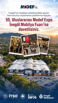 İnegöl 55'nci Modef Expo 13 Ekim'de Tarihlerinde kapılarını açıyor