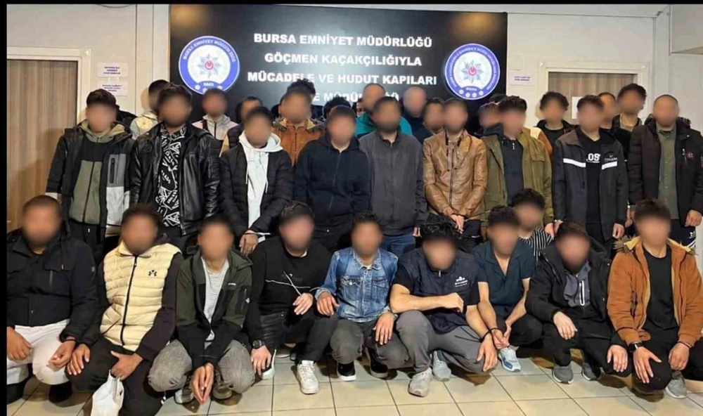 Bursa’da göçmen kaçakçılığı operasyonu: 11 şüpheli yakalandı
