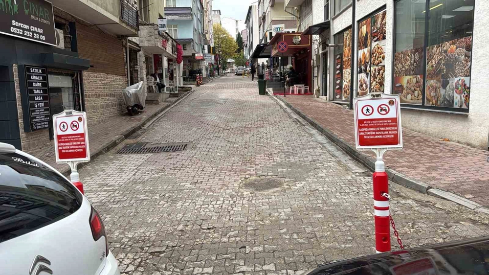 Bilecik’te bir sokak daha araç trafiğine kapatıldı
