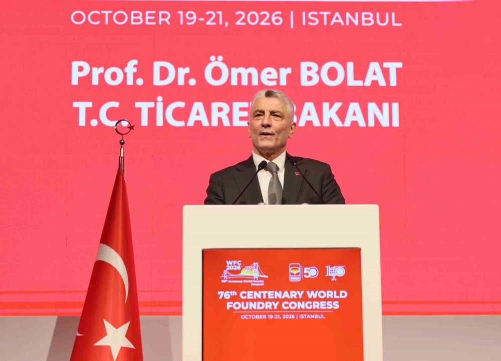 Bakan Bolat: ‘‘Türkiye’nin döküm sanayisi sektöründe üretim kapasitesi 3 milyon ton’’
