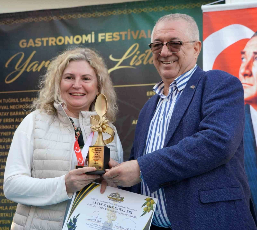Kazdağları Gastronomi Festivali’nde ’Altın Kaşık’ heyecanı, ödüller sahiplerini buldu
