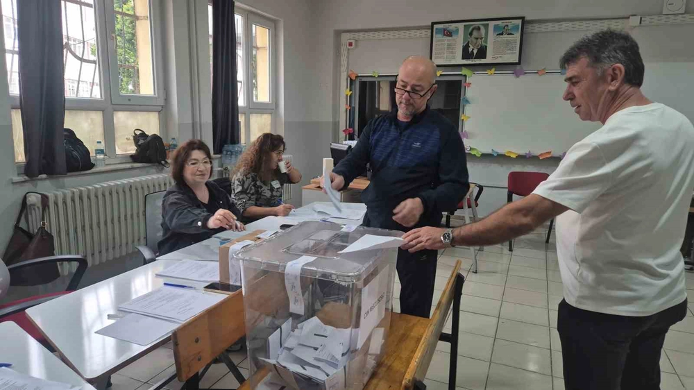 Tekirdağ’da çifte vatandaşlar Bulgaristan seçimleri için sandık başında
