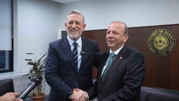 BTSO'da İbrahim Burkay'dan Özer Matlı'ya Yeni Dönem İçin Tebrik Mesajı