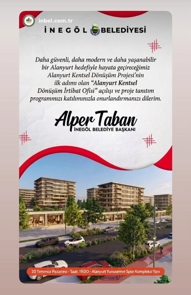 TMMOB'den Alanyurt Kentsel Dönüşümüne Sert Eleştiri