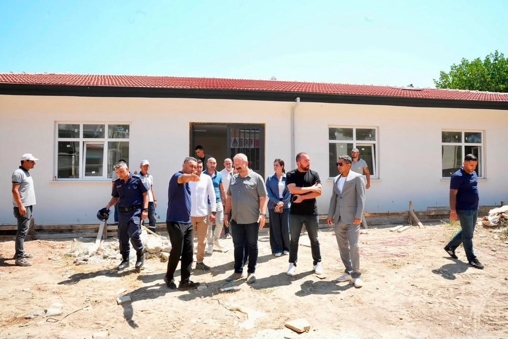 Gömeç’te Karaağaç Mahallesi’nde devlet yatırımları yerinde incelendi
