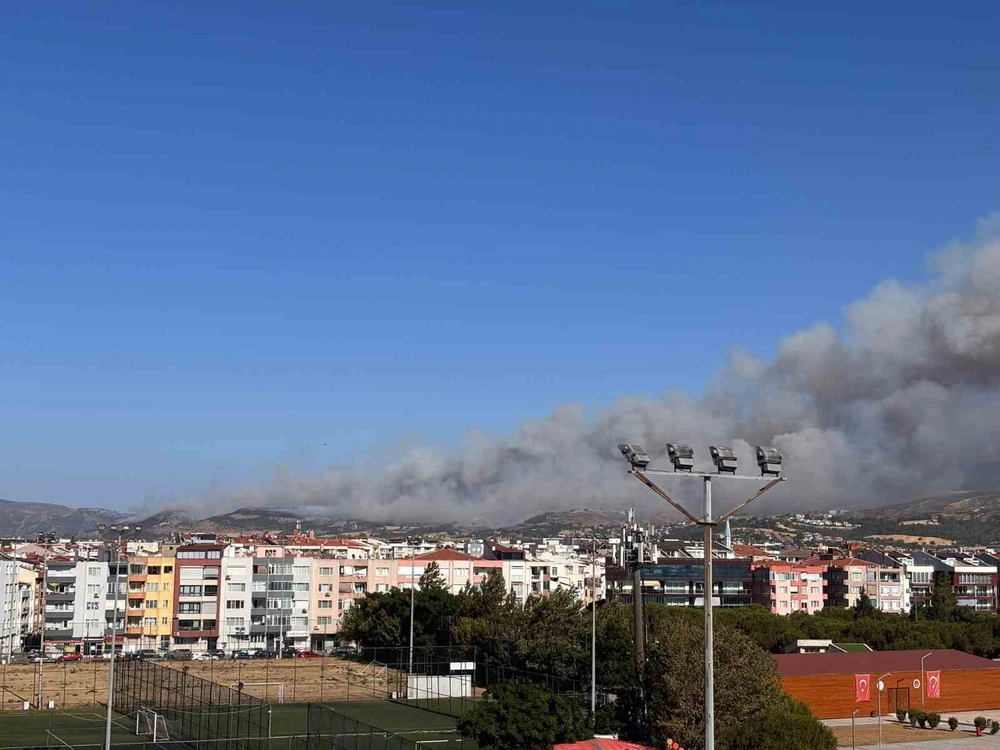 Çanakkale'deki Orman Yangınına Müdahale Devam Ediyor