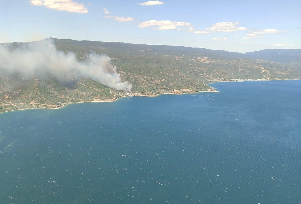 Yalova Armutlu'da Orman Yangınına Müdahale Sürüyor
