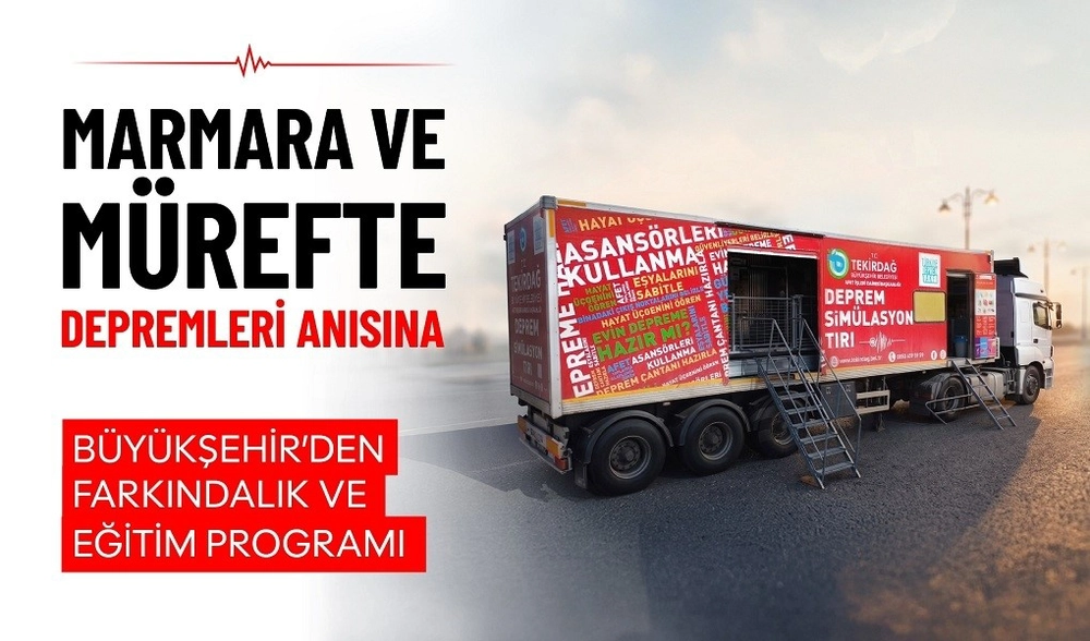 Tekirdağda 11 İlçede Deprem Farkındalık Eğitimleri Başlıyor