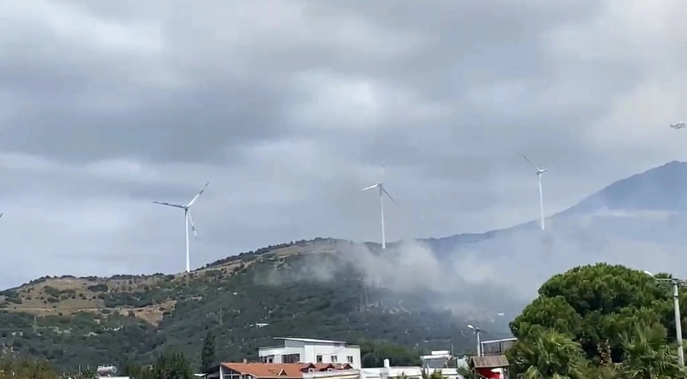 Narlı'daki Orman Yangınına Havadan ve Karadan Müdahale Sürüyor
