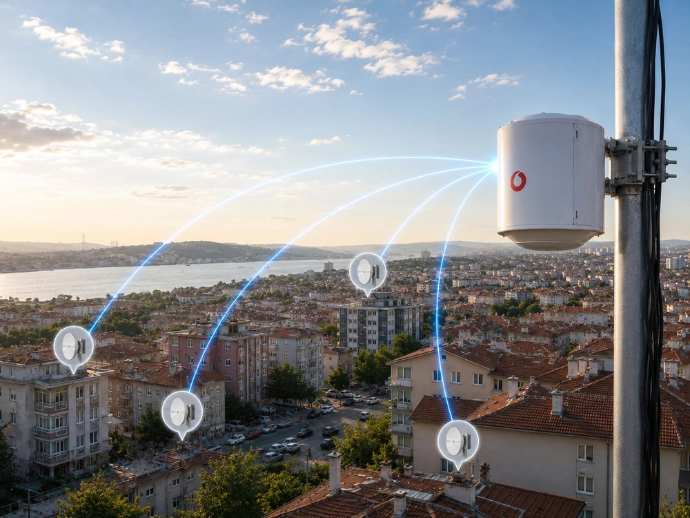 Vodafone Yeni Anten Teknolojisiyle Bağlantı Kapasitesini Artırıyor