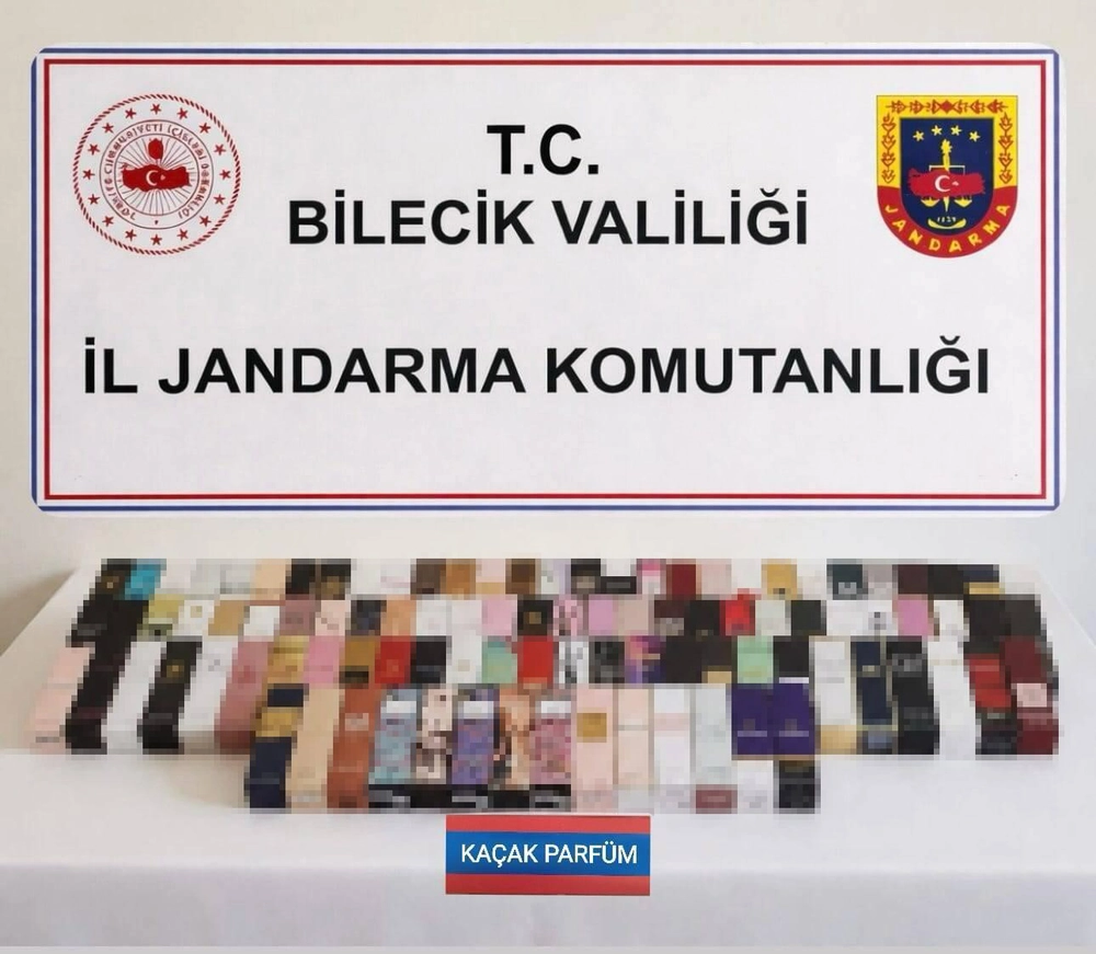 Bilecik'te 300 Bin Liralık Kaçak Parfüm Operasyonu