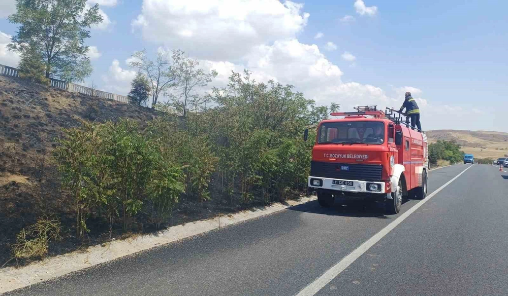 Bilecik'te Otluk Alanda Yangın Kontrol Altına Alındı