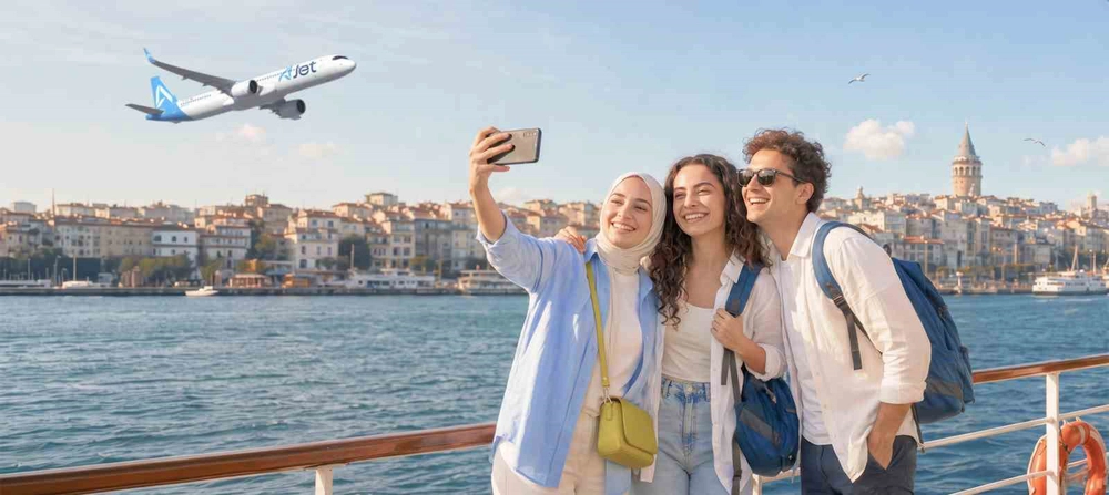 AJet Gençlik Gününde Yurt Dışı Biletlerde Yüzde 20 İndirim Sunuyor