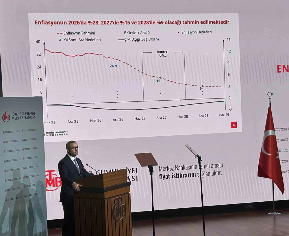 Merkez Bankası Başkanı Karahan Enflasyon Tahminlerini Paylaştı