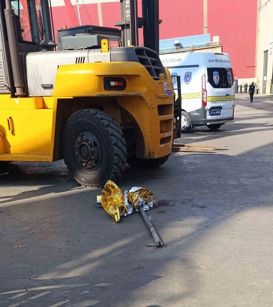 Forkliftin Çarptığı İşçi Hayatını Kaybetti