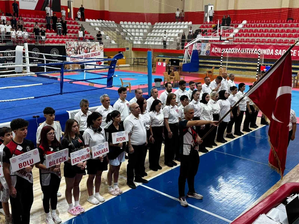 Bilecik’te Kick Boks Şampiyonası 480 Sporcuyla Başladı
