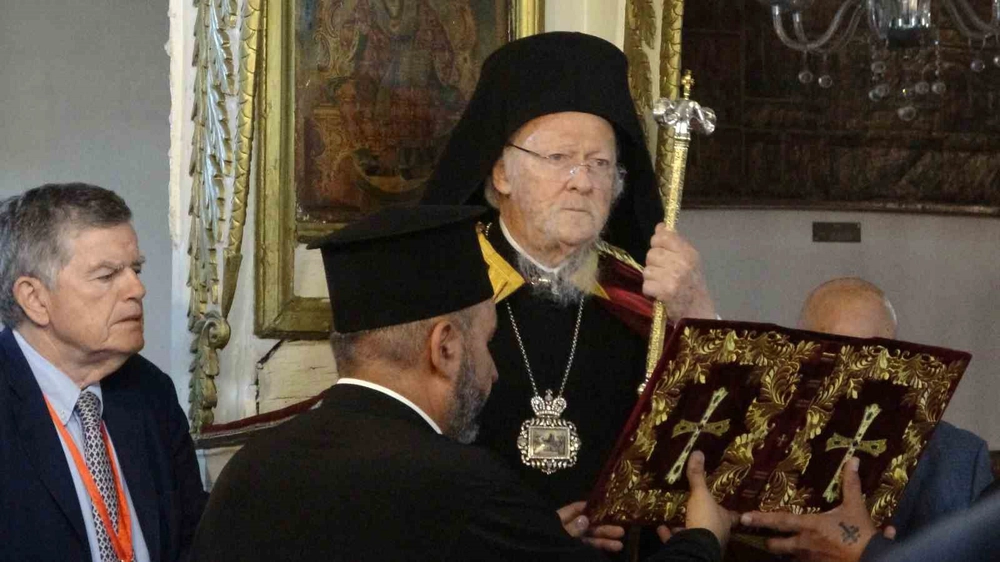 Fener Rum Patriği Bartholomeos Gökçeada'da Meryem Ana Ayini'ni Yönetti