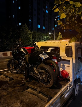 Başakşehir’de Trafikte Tehlikeli Hareketler Yapan Motosikletli Sürücüye 310 Bin Lira Ceza