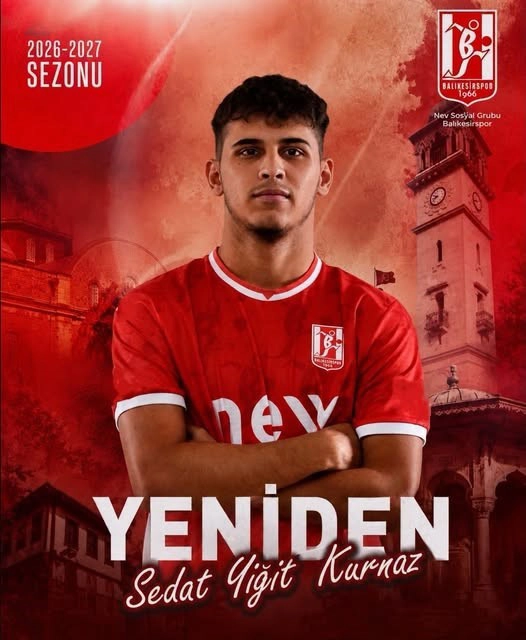 Balıkesirspor, Altyapıdan Yetişen Sedat Yiğit Kurnaz ile Sözleşme İmzaladı