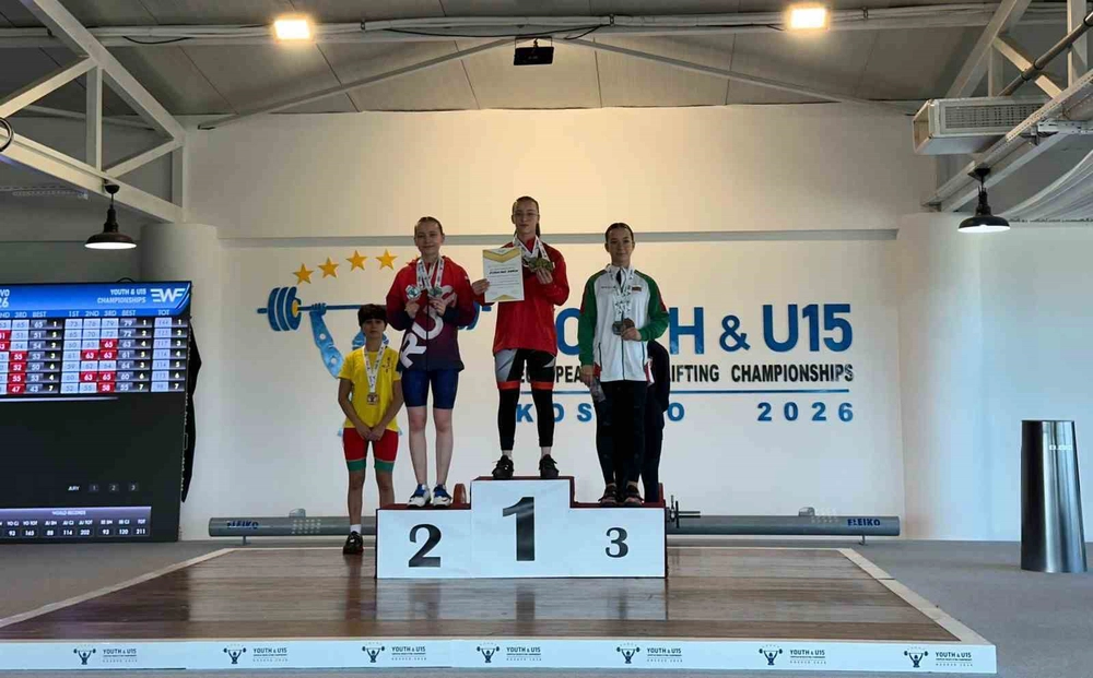 U-15 ve Yıldızlar Avrupa Halter Şampiyonası'nda Millilerden 3 Avrupa Rekoru