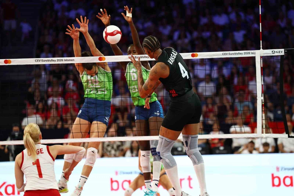 A Milli Kadın Voleybol Takımı Slovenya'yı 3-1 Mağlup Etti