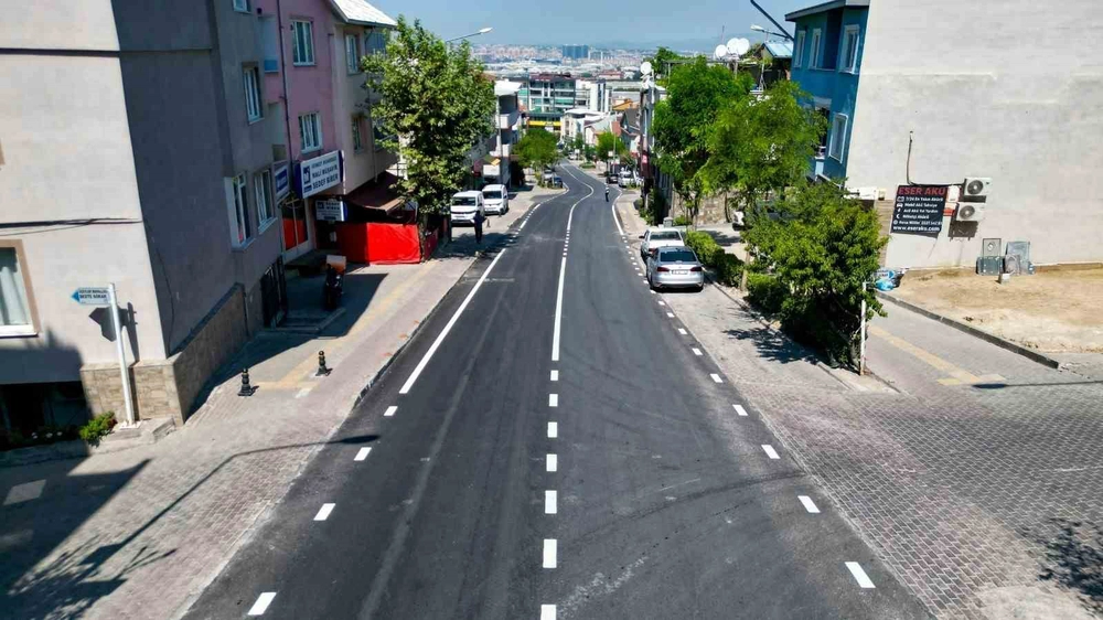 Büyükşehir Nilüfer'de Dumlupınar Caddesi'ni Yeniledi