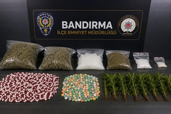 Bandırma'da 8 ayda 21 kilodan fazla uyuşturucu ele geçirildi