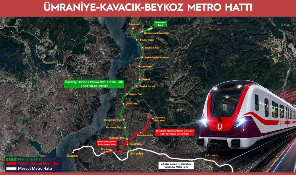Kavacık Kavşağı'nda Trafik Düğümüne Çözüm İçin İlk Adım Atılıyor