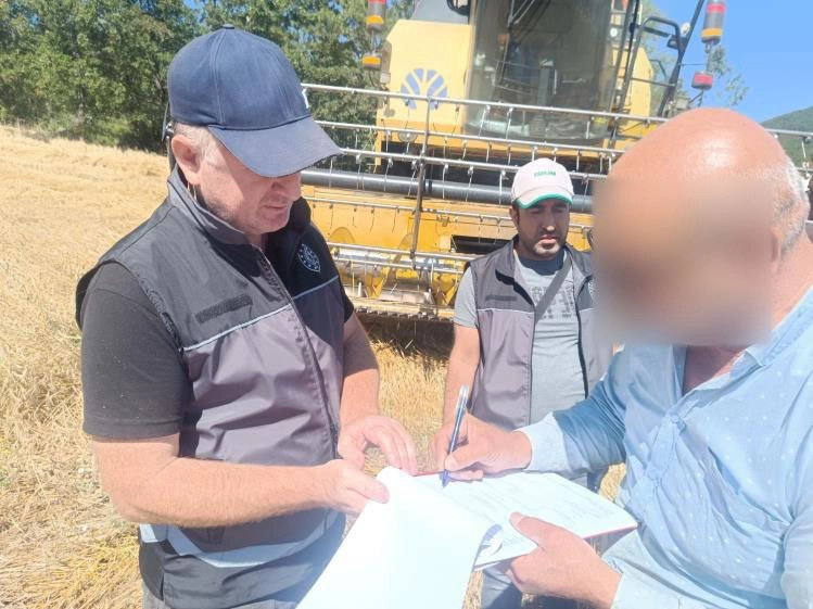 Pazaryeri'nde Biçerdöver Denetimleri Aralıksız Sürüyor