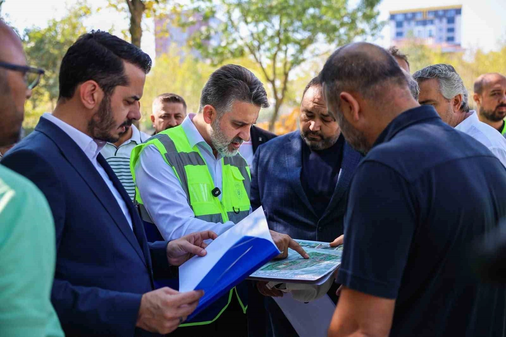 Başkan Vekili Biba Altyapı ve Park Projelerini Yerinde Denetledi
