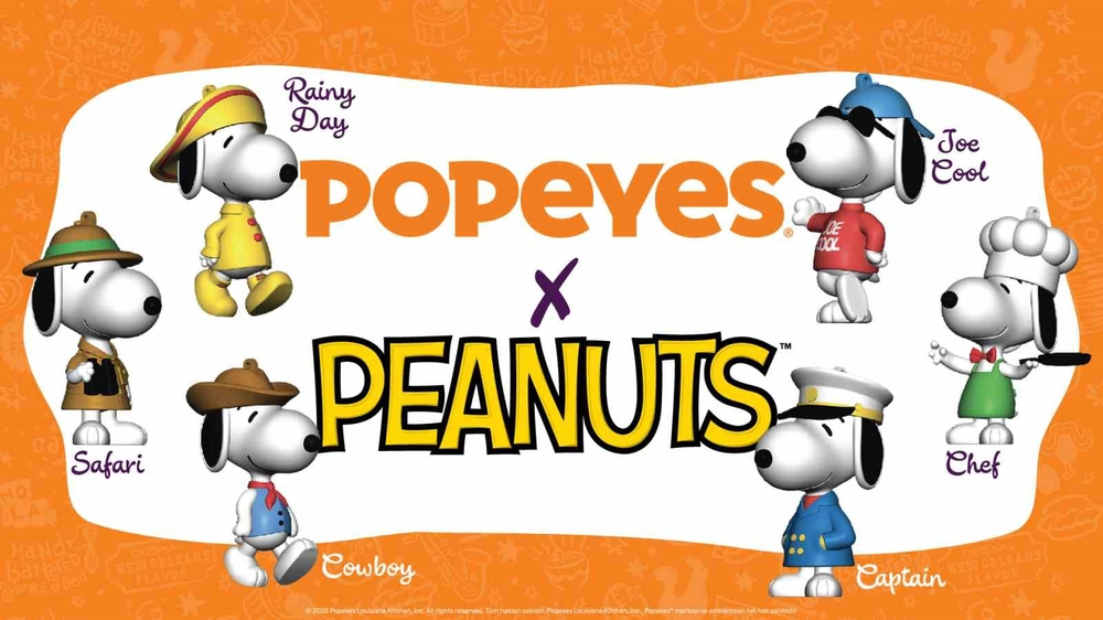 Popeyes Snoopy Charm Koleksiyonu Çocuk Menüsünde