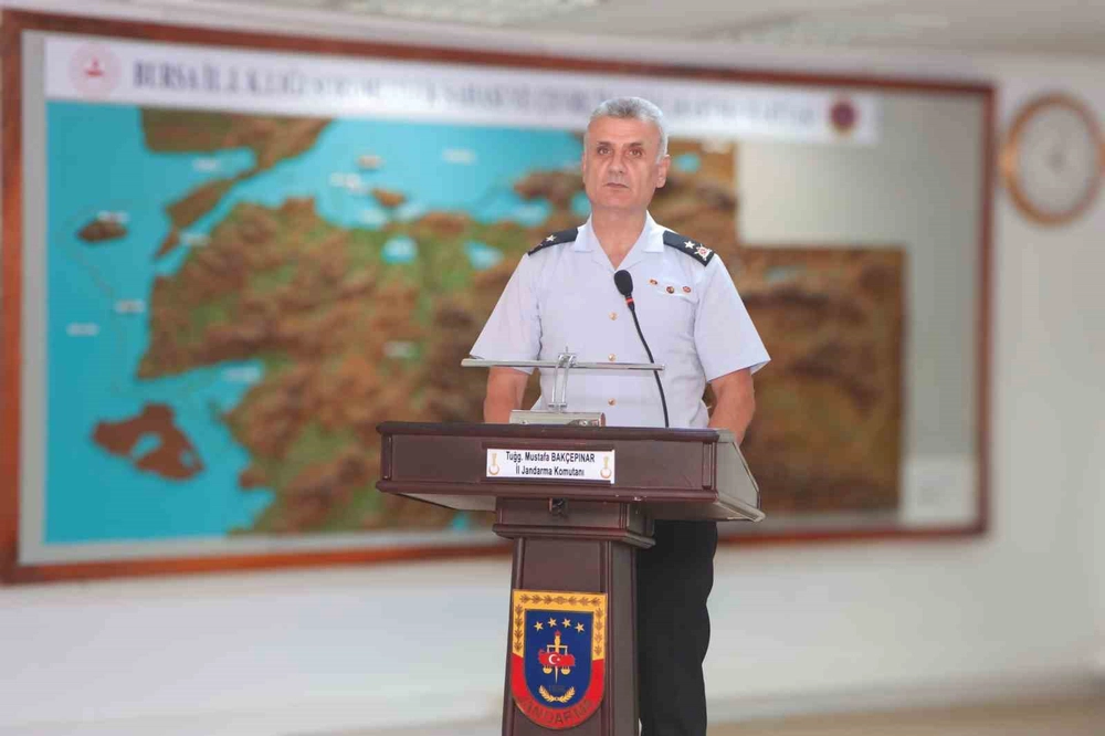Bursa İl Jandarma Komutanlığında Rütbe Terfi Töreni