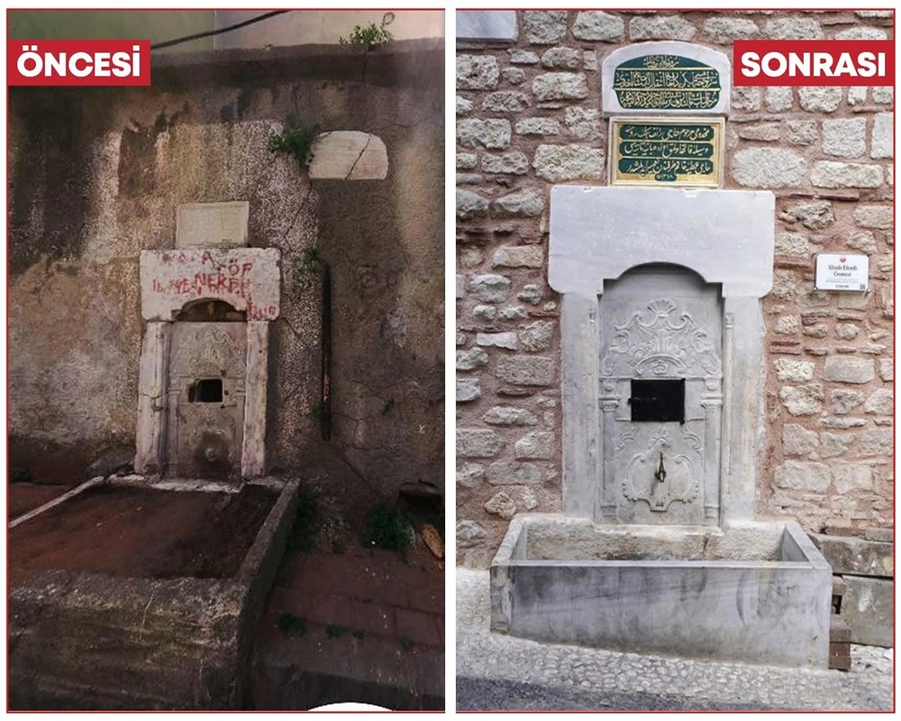 Fatih Belediyesi Tarihi Çeşmeleri Restore Ederek Yeniden Suya Kavuşturuyor