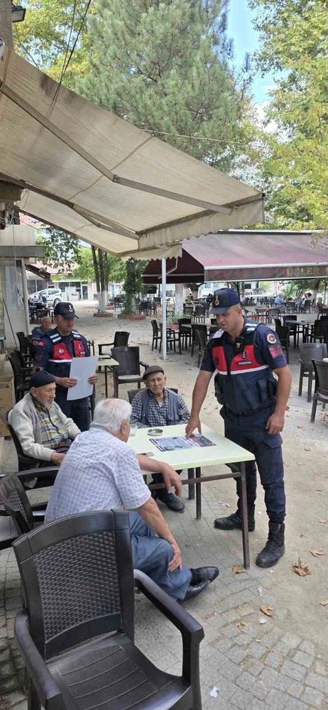 Jandarma, Söğüt'te köylüleri hırsızlık ve dolandırıcılığa karşı uyardı