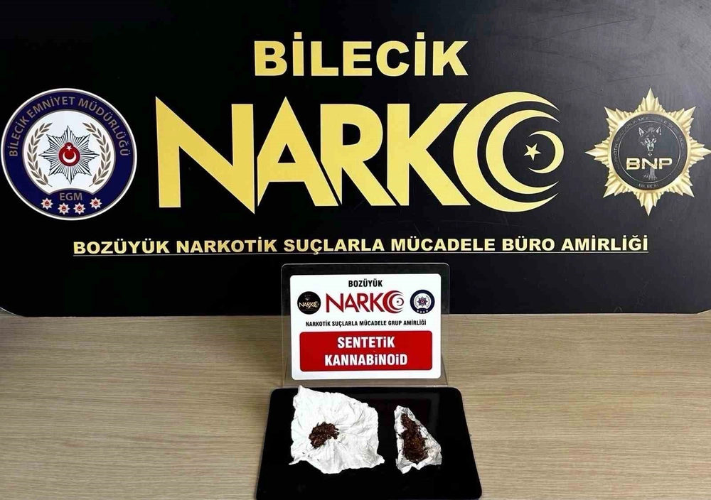 Bilecik'te uyuşturucu operasyonu: 1 şüpheli yakalandı