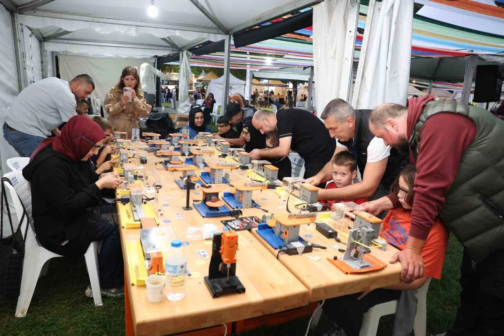 Bursa Gastronomi Festivali Çocuklara Özel Eğlence ve Spor Alanı Sundu